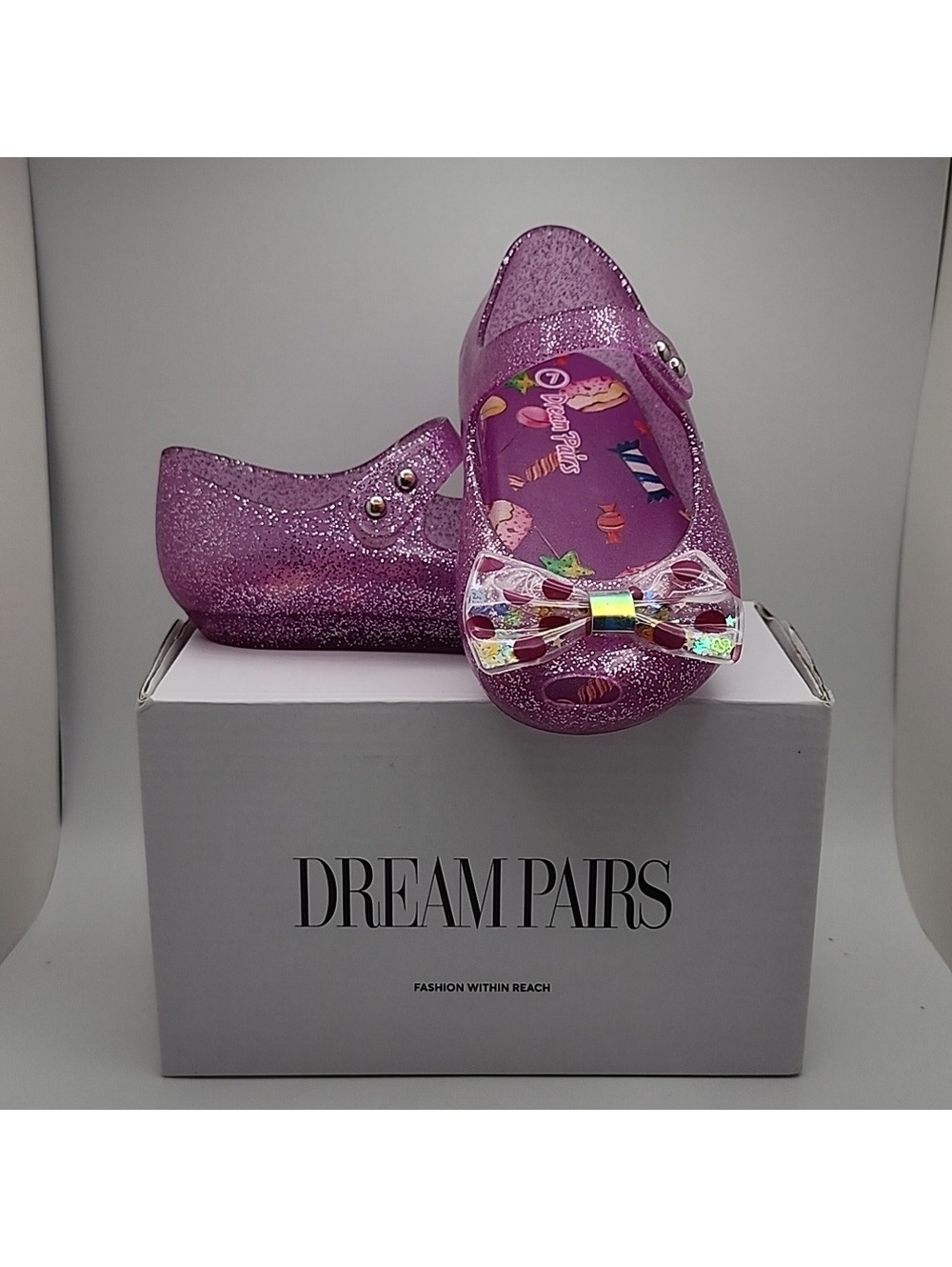 Dream Pairs Toddler Girls Jellie Shoes Sz 7
